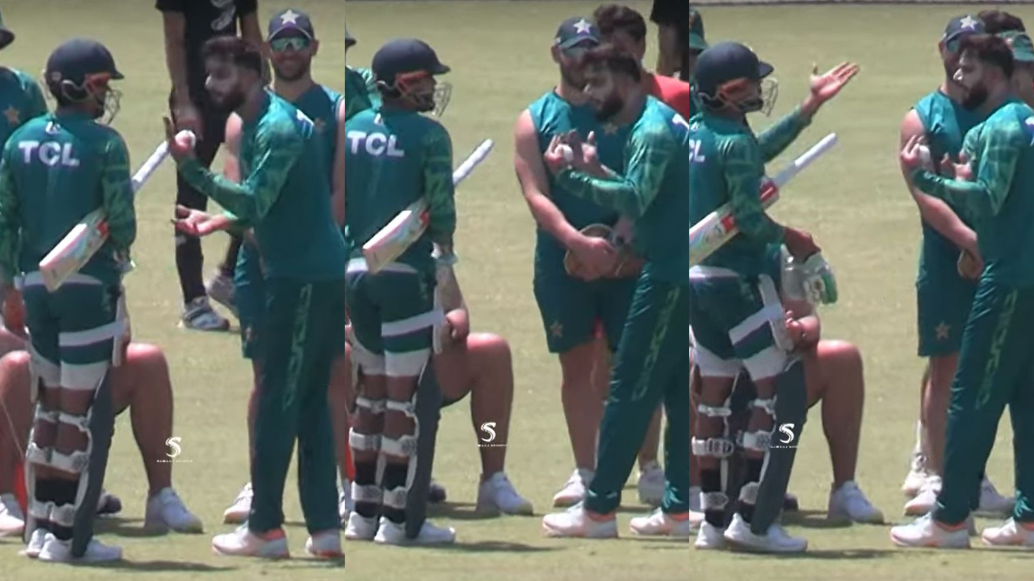 WATCH- Babar Azam and Imad Wasim engage in heated argument during Pakistan team camp