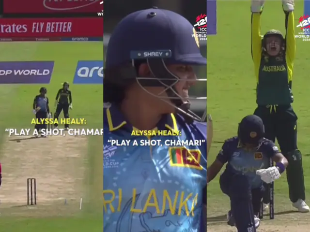 Alyssa Healy sledged Chamari Athapaththu leading to her dismissal | ICC X