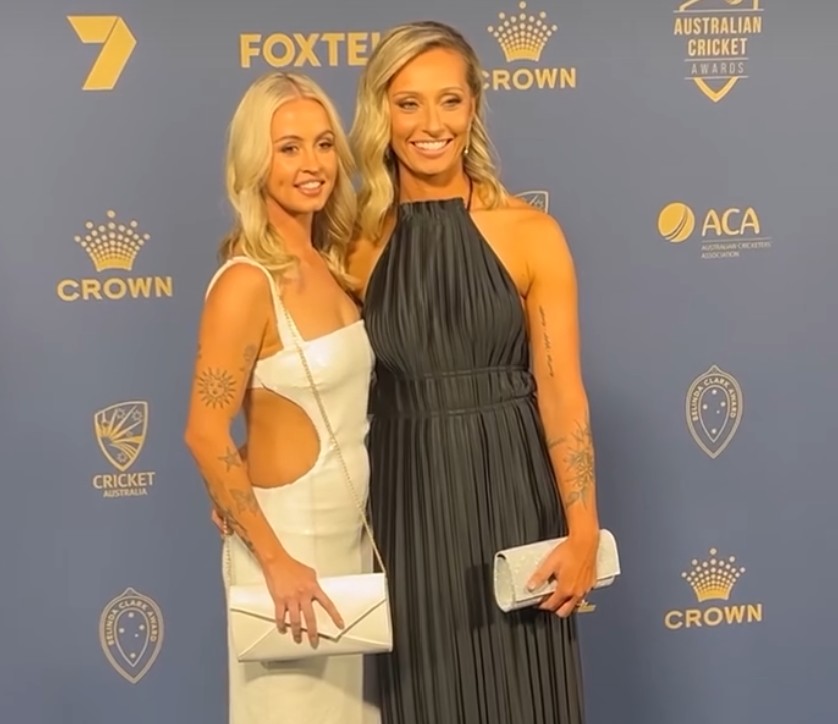 Ashleigh Gardner and her ex-wife Monica Wright | Instagram