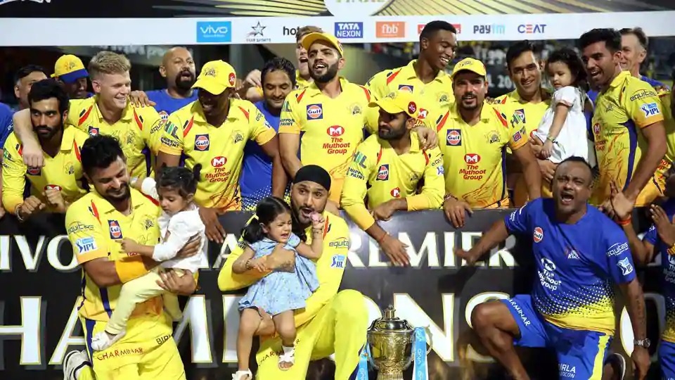 Families of CSK players are often seen at the ground supporting the team