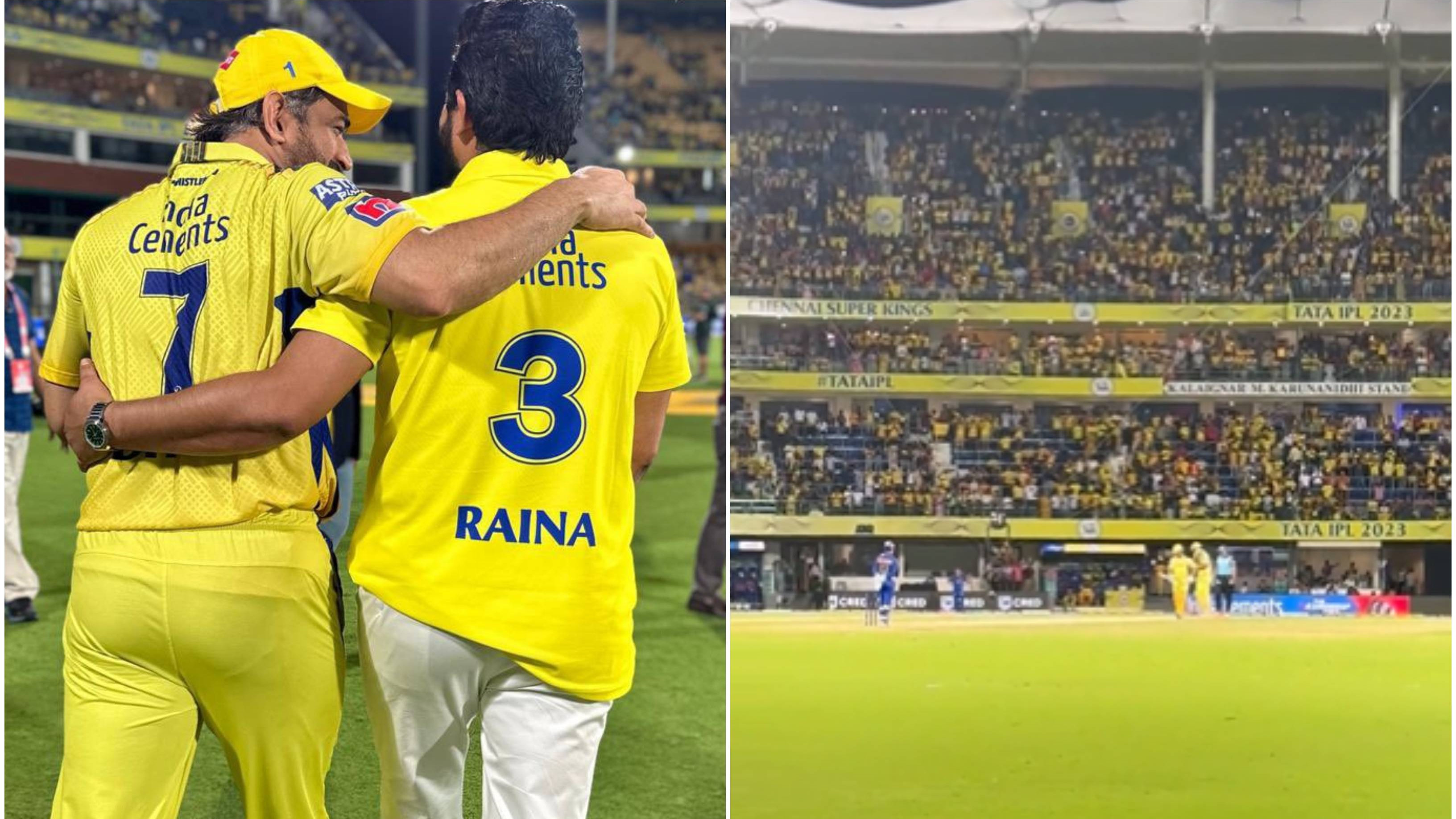 IPL 2023: WATCH – Chepauk crowd goes berserk on MS Dhoni’s arrival at the crease; Suresh Raina shares video