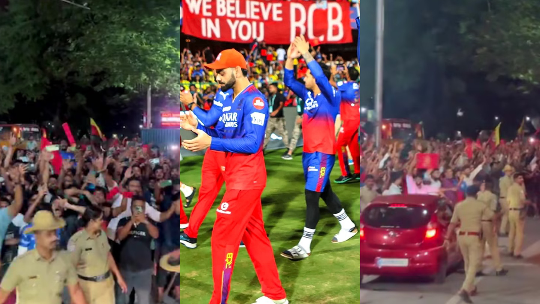 IPL 2024: WATCH- RCB fans' late nights celebrations after playoffs qualification; “Kohli, Kohli” chants reverberate in Bengaluru