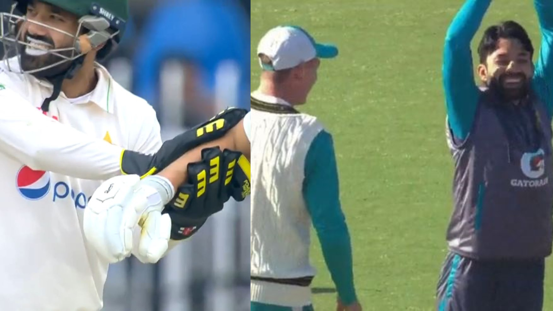 PAK v AUS 2022: WATCH- Rizwan lends healing touch to Labuschagne after gets hit on arm; shares funny moments with him