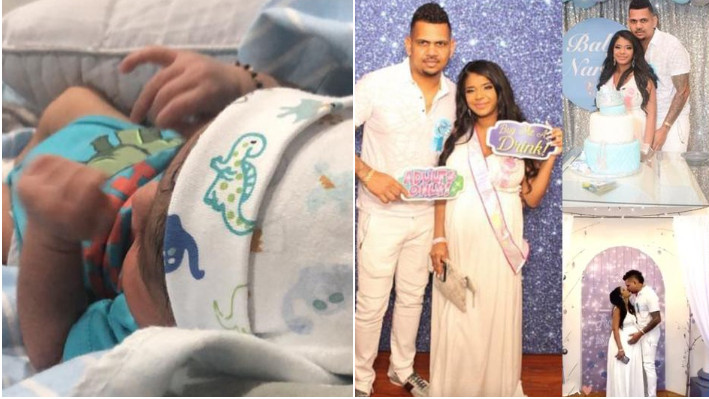 Sunil Narine and his wife Anjellia blessed with a baby boy
