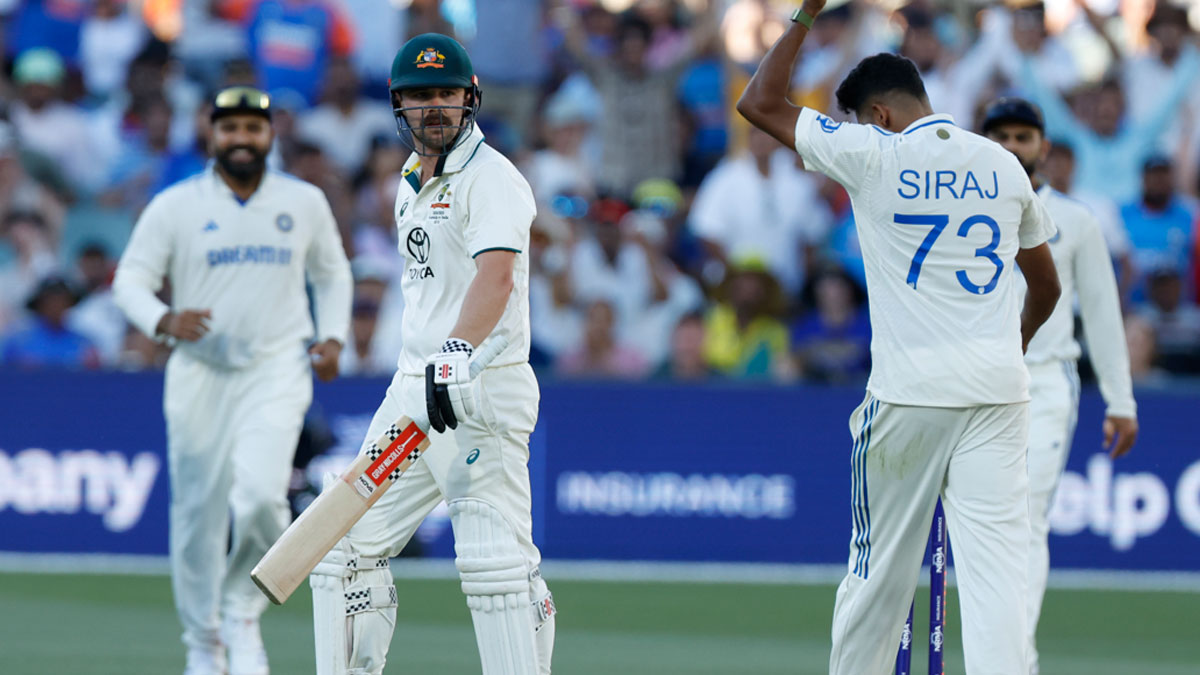 Mohammed Siraj and Travis Head | Getty