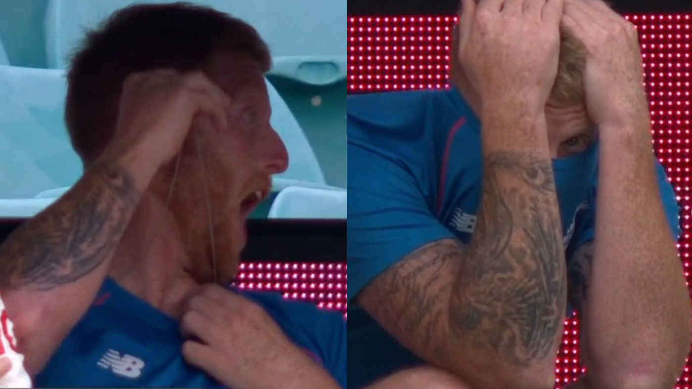 Ashes 2021-22: WATCH - Stokes gives priceless reactions during a tense final over of Sydney Test