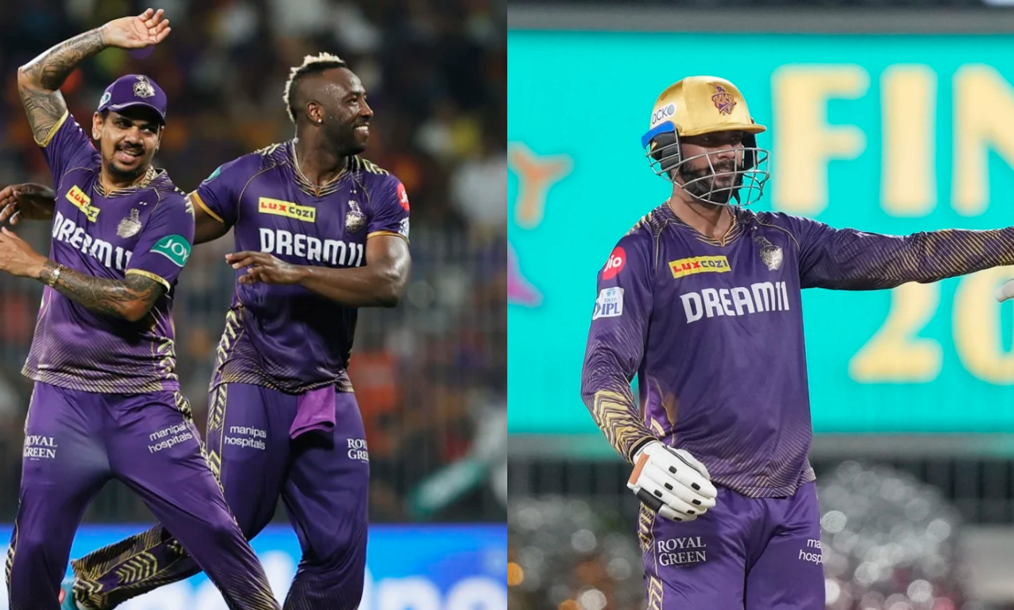 Andre Russell picked 3 wickets, while Venkatesh Iyer made 52* in KKR's IPL 2024 win | IPL-BCCI