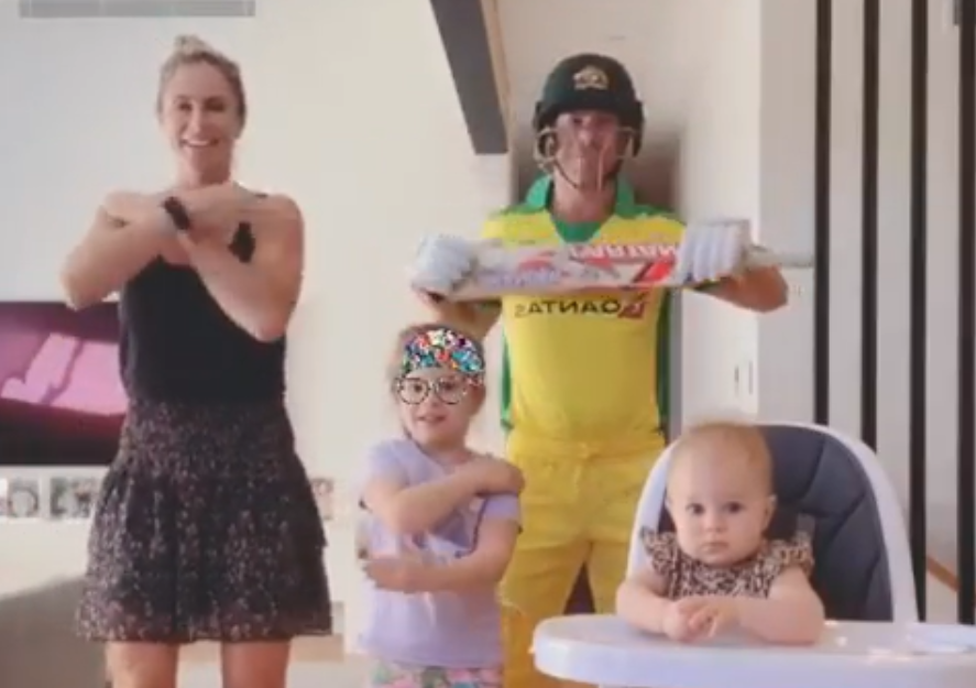 David Warner and his family | Instagram