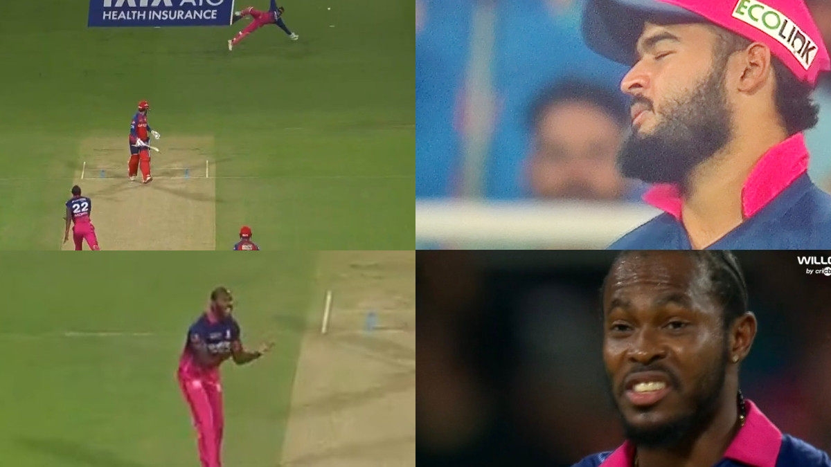 IPL 2026: WATCH- Jofra Archer fumes at Riyan Parag after Priyansh Arya survives due to no slip fielder