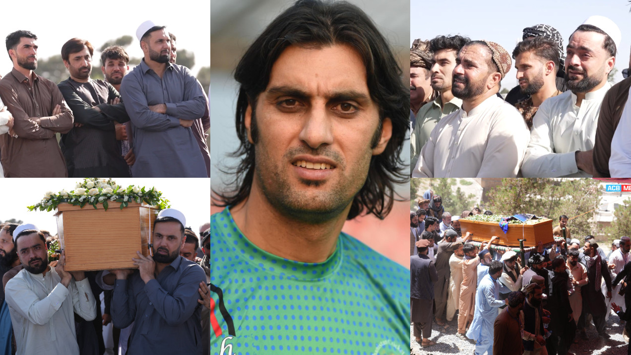 WATCH- Rashid Khan, Mohammad Nabi and Afghanistan cricketers bid tearful farewell to late pacer Shapoor Zadran