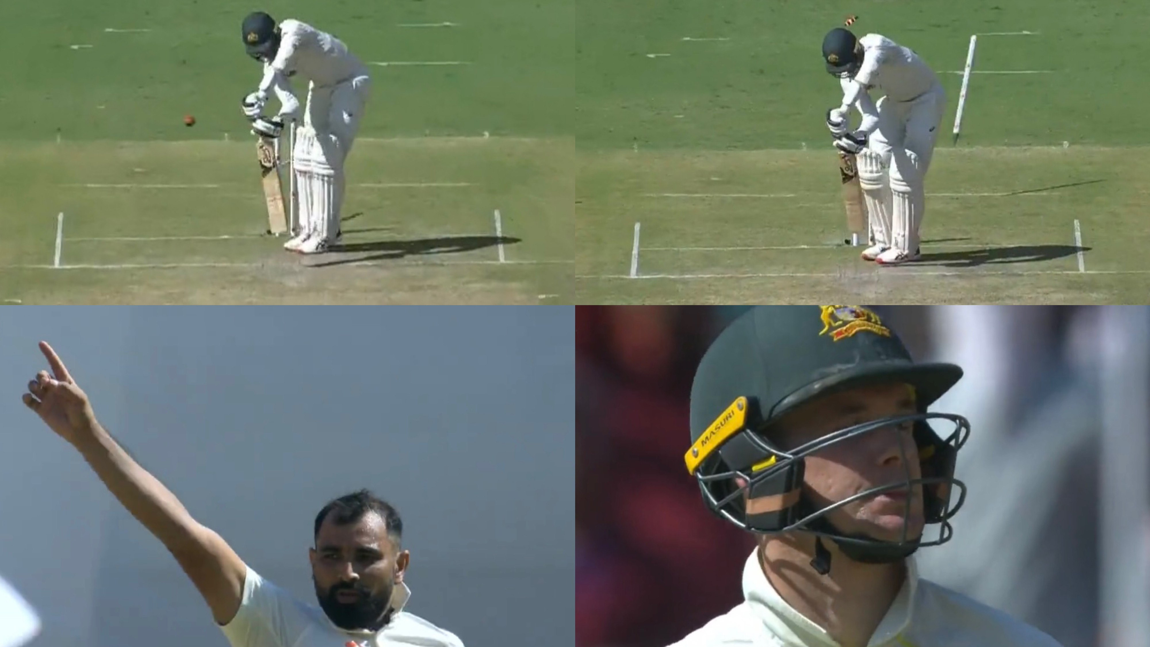 IND v AUS 2023: WATCH - Mohammad Shami sends Peter Handscomb's off-stump for a walk with a peach