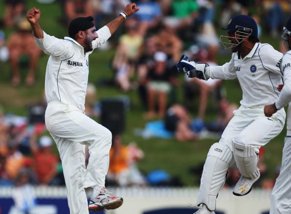 Harbhajan Singh and MS Dhoni | Getty 