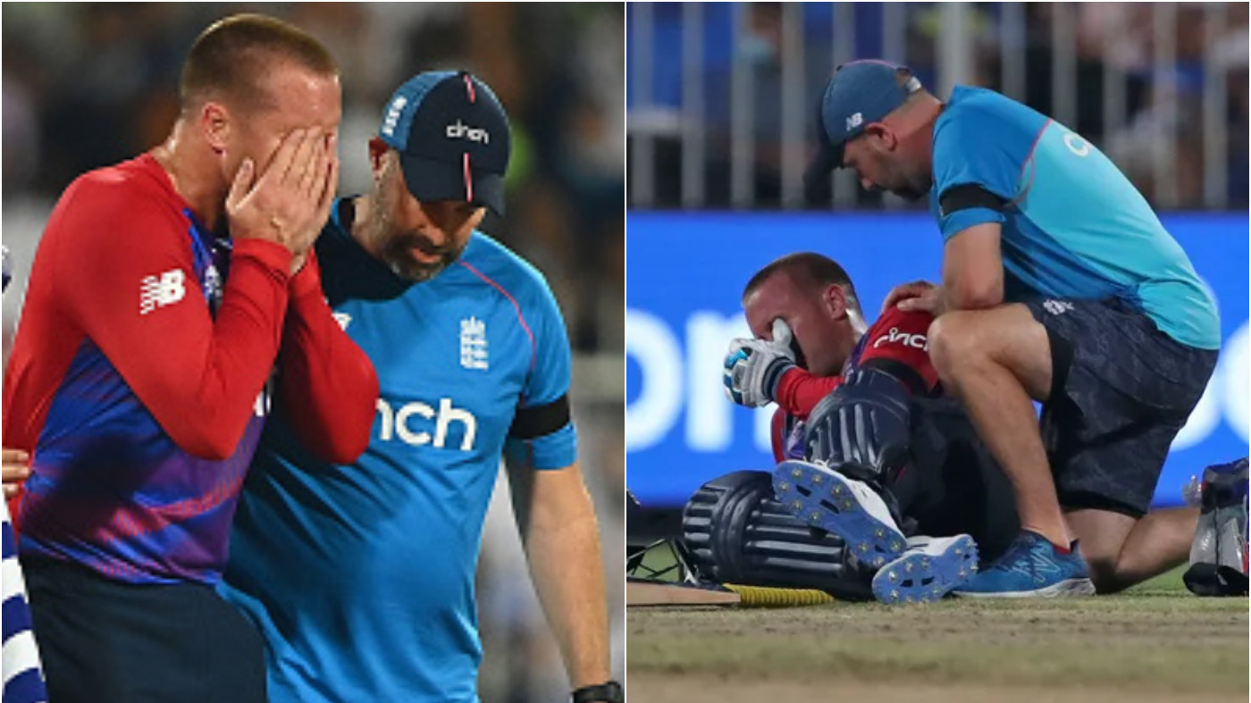 T20 World Cup 2021: WATCH - Jason Roy breaks down after suffering a calf injury during match against South Africa