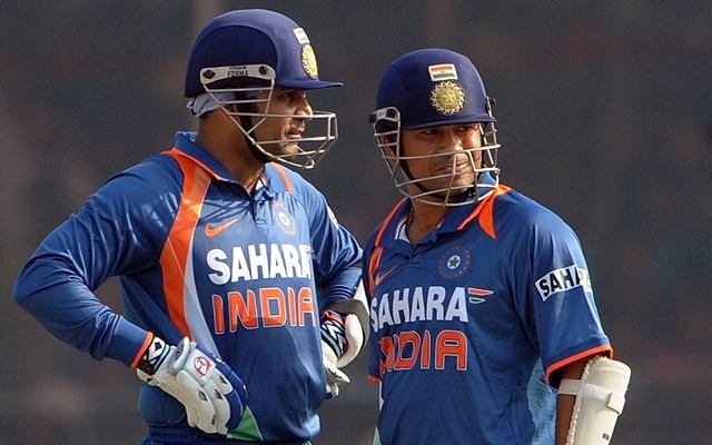 Sachin Tendulkar and Virender Sehwag | AFP