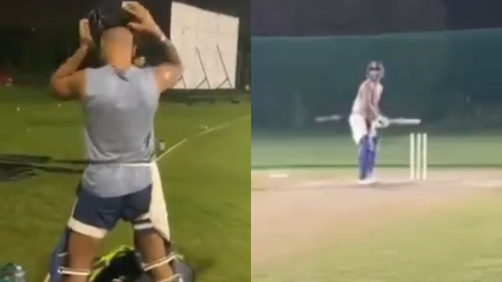 WATCH- Shikhar Dhawan loving the sound of bat on ball as he returns to batting practice