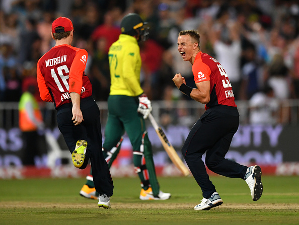 Tom Curran helped England defend 15 runs that were required off the final over | Getty