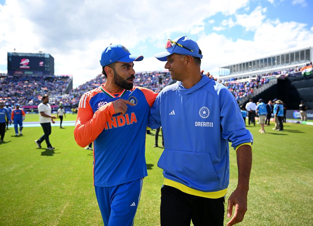 Virat Kohli and Rahul Dravid | Getty