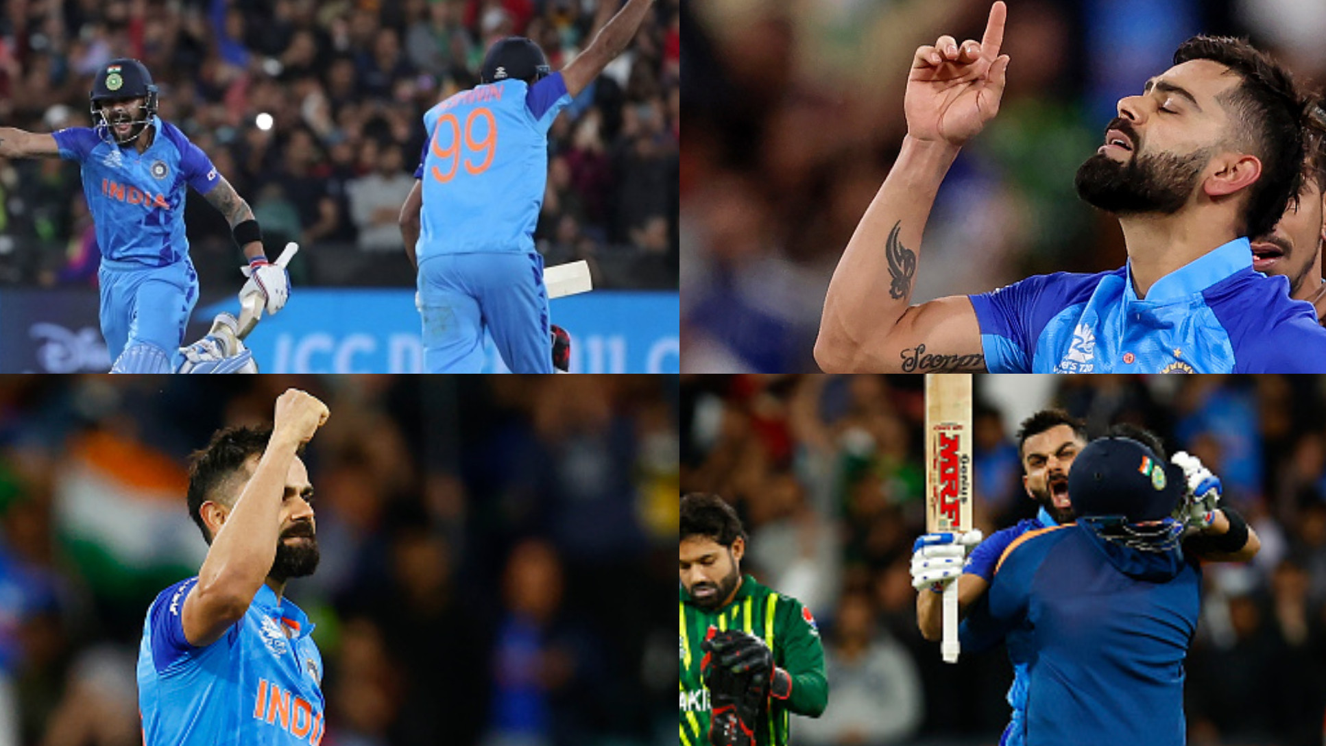 T20 World Cup 2022: WATCH- Virat Kohli highly emotional celebration as India beats Pakistan by 4 wickets in a thriller