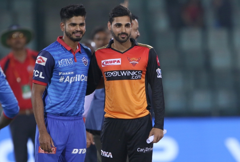 Bhuvneshwar Kumar and Shreyas Iyer | IANS