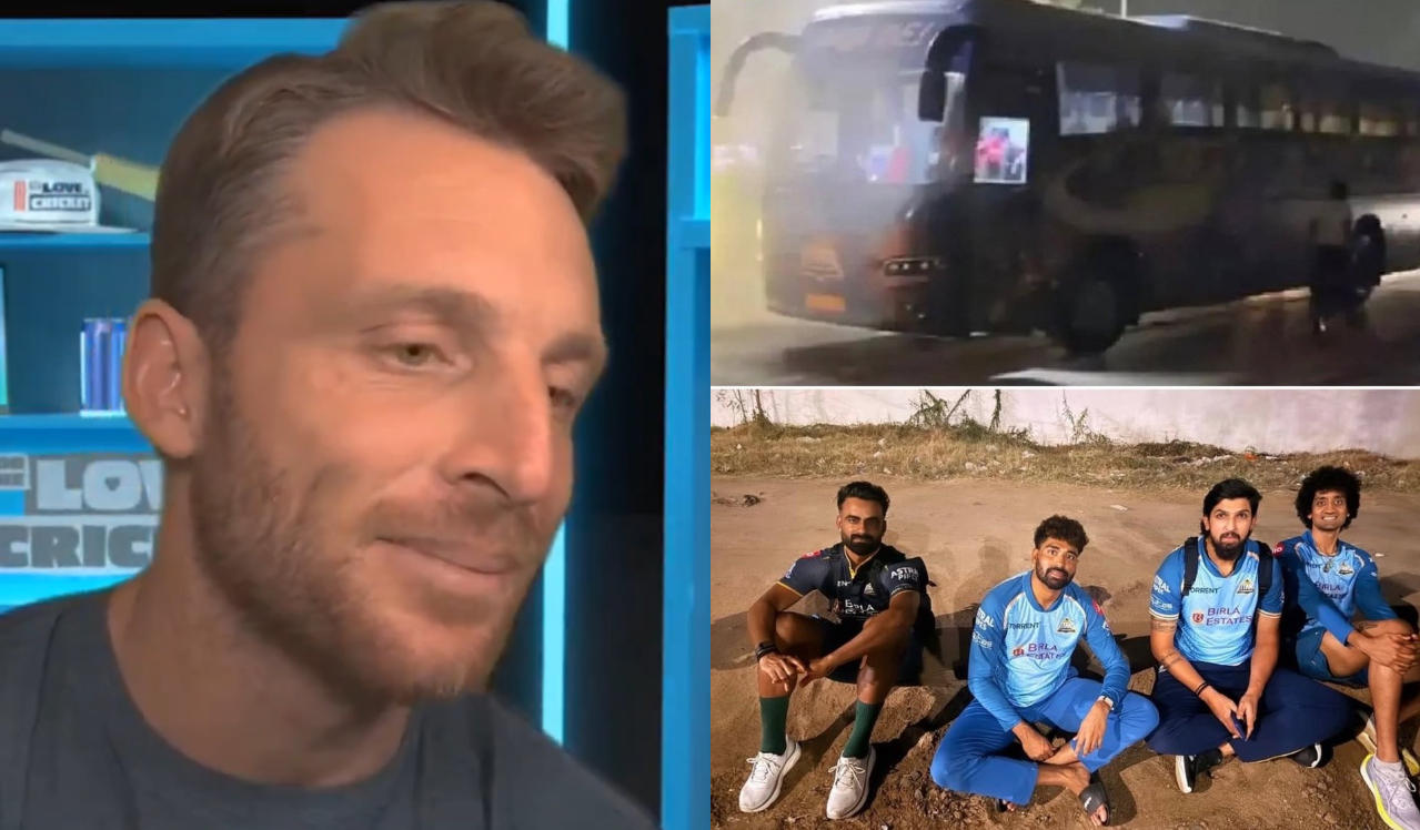GT bus caught fire and scary tale was described by Jos Buttler | X