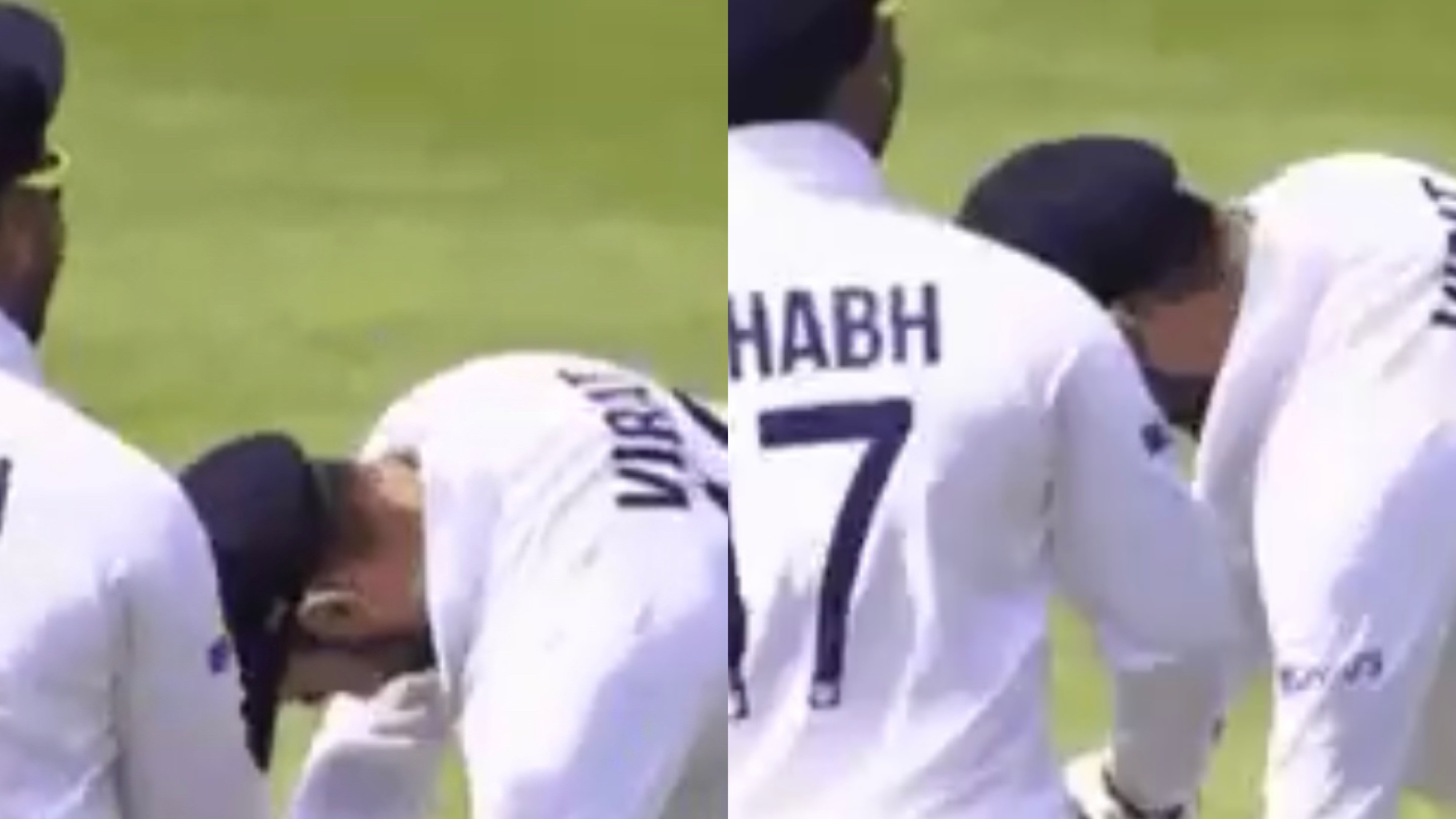 ENG v IND 2021: WATCH - Virat Kohli bows down to touch Rishabh Pant's feet after successful review