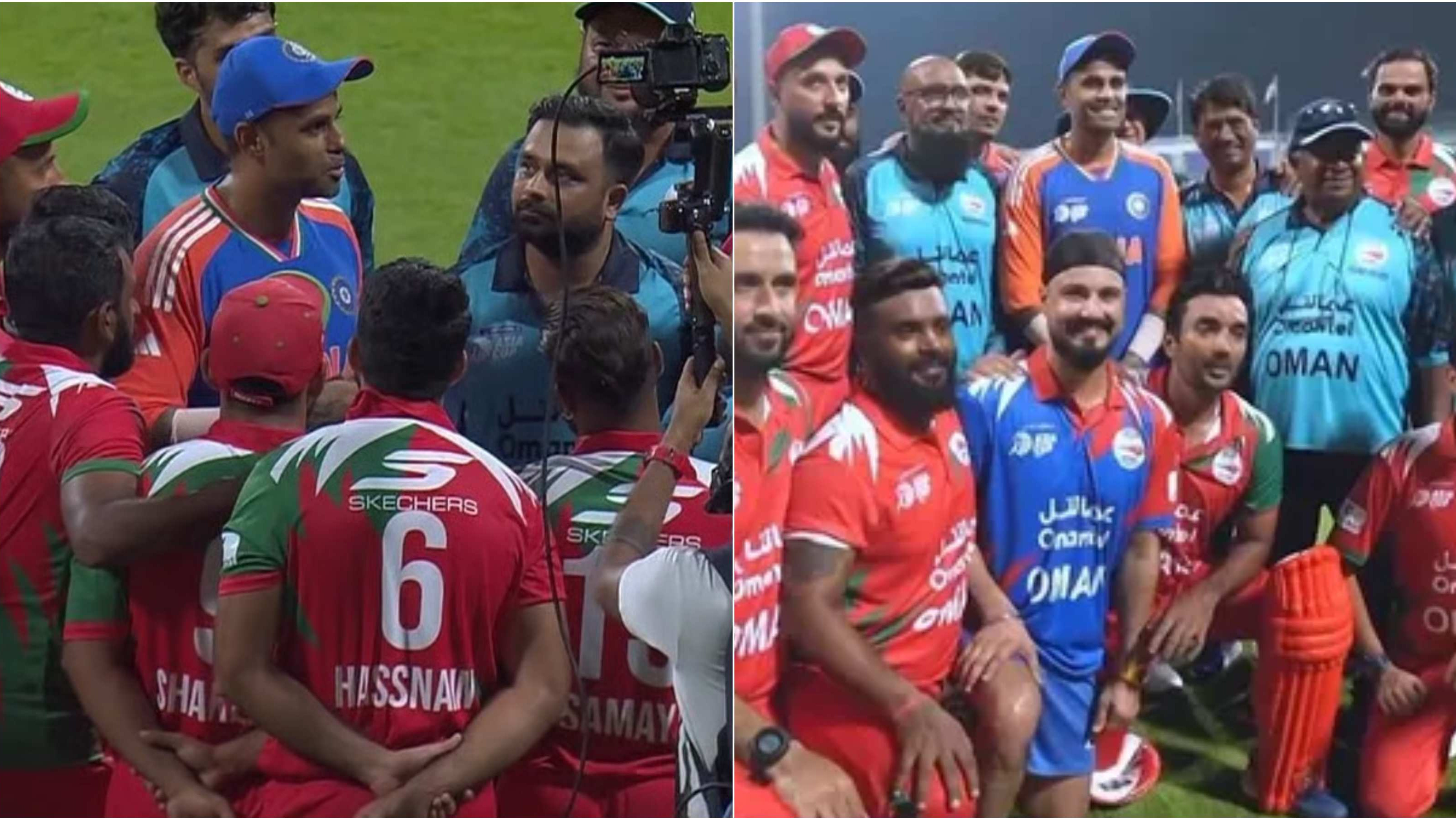 Suryakumar Yadav with Oman team | Getty