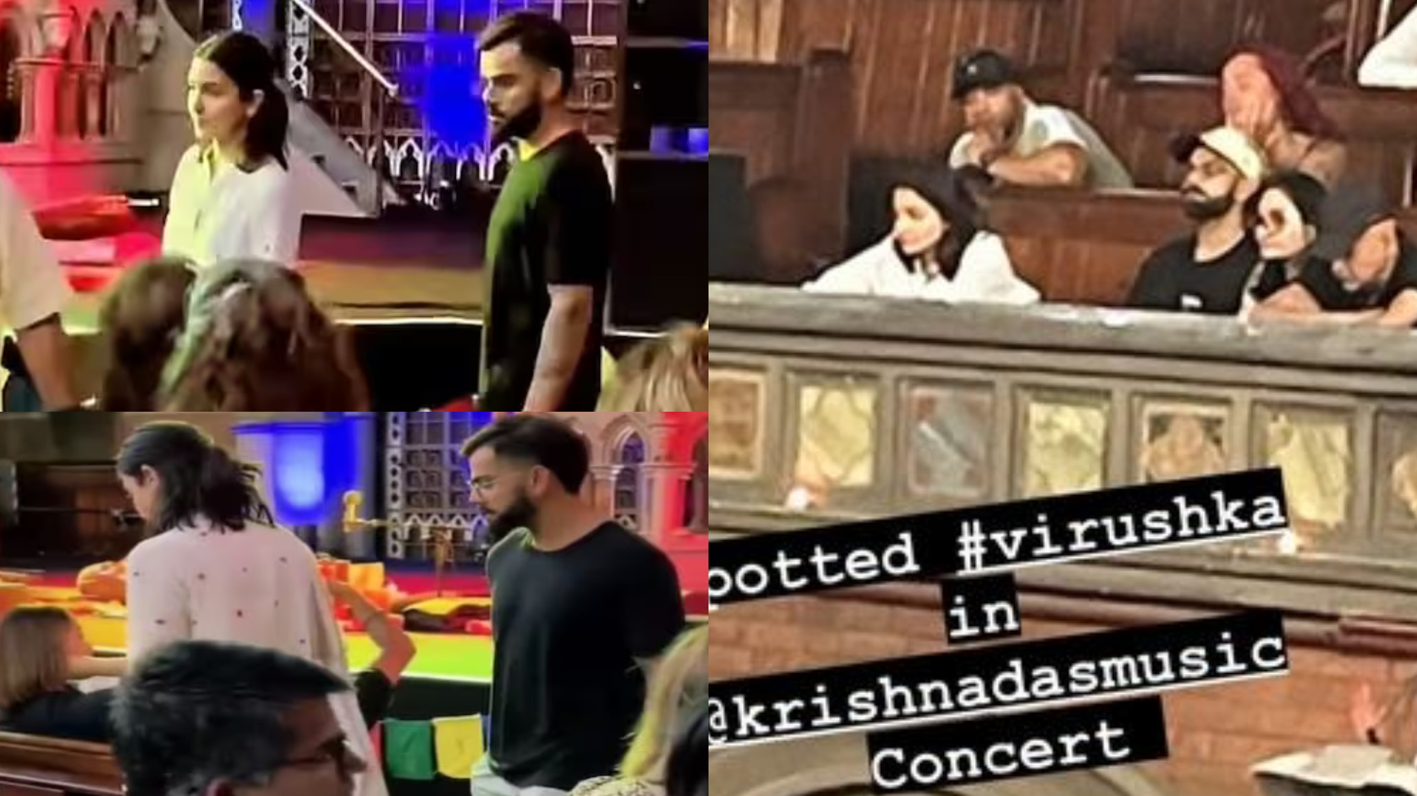 WATCH- Virat Kohli and Anushka Sharma attend Krishna Das kirtan in London