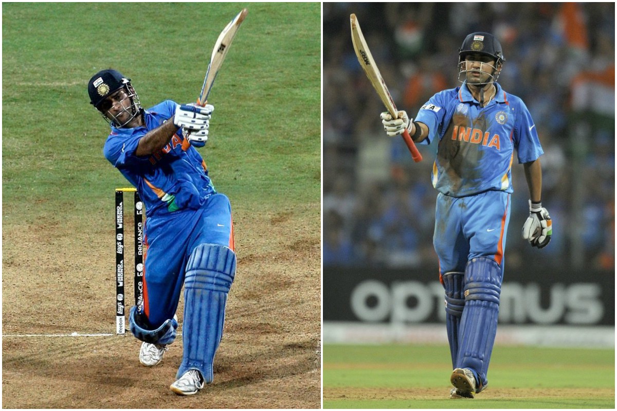 Dhoni's 91* and Gambhir's 97 were the cornerstones of India's WC final win over Sri Lanka