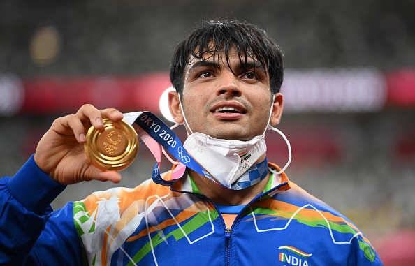 Neeraj Chopra won gold medal for India in Javelin throw at Olympics 2020 | Getty