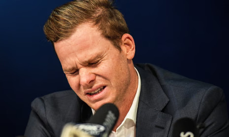 Steve Smith tearfully admitted to his role in sandpaper gate scandal | Getty