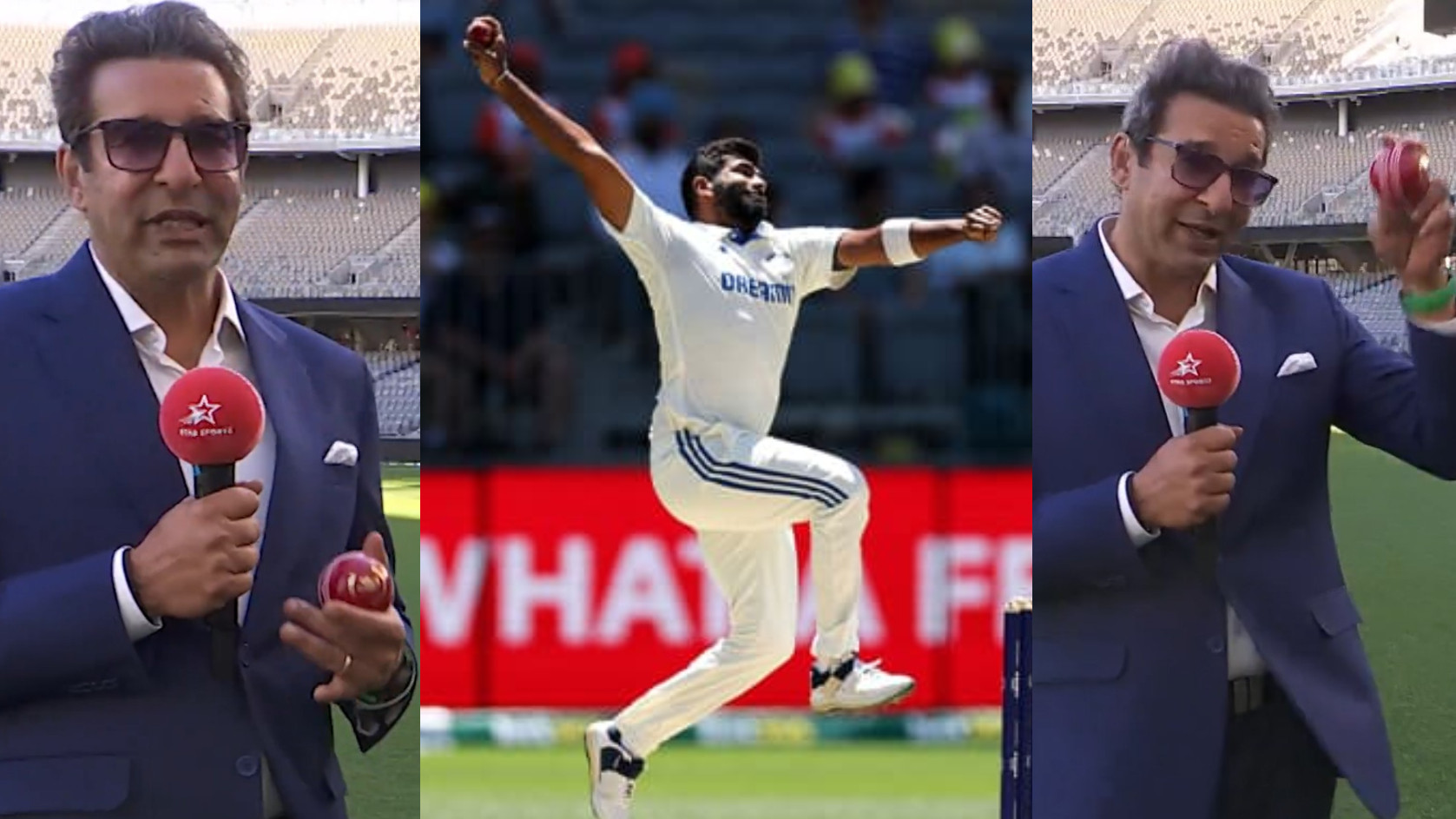 BGT 2024: WATCH- Wasim Akram describes how Jasprit Bumrah’s unique bowling action is a terror for batters