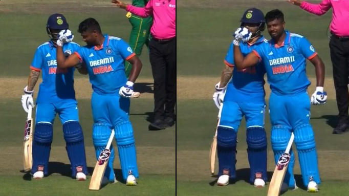 SA v IND 2023-24: WATCH- Sanju Samson’s ‘bicep celebration’ after maiden ODI century goes viral