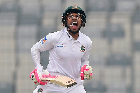 Rahman celebrates his third double Test ton in Dhaka | Getty Images