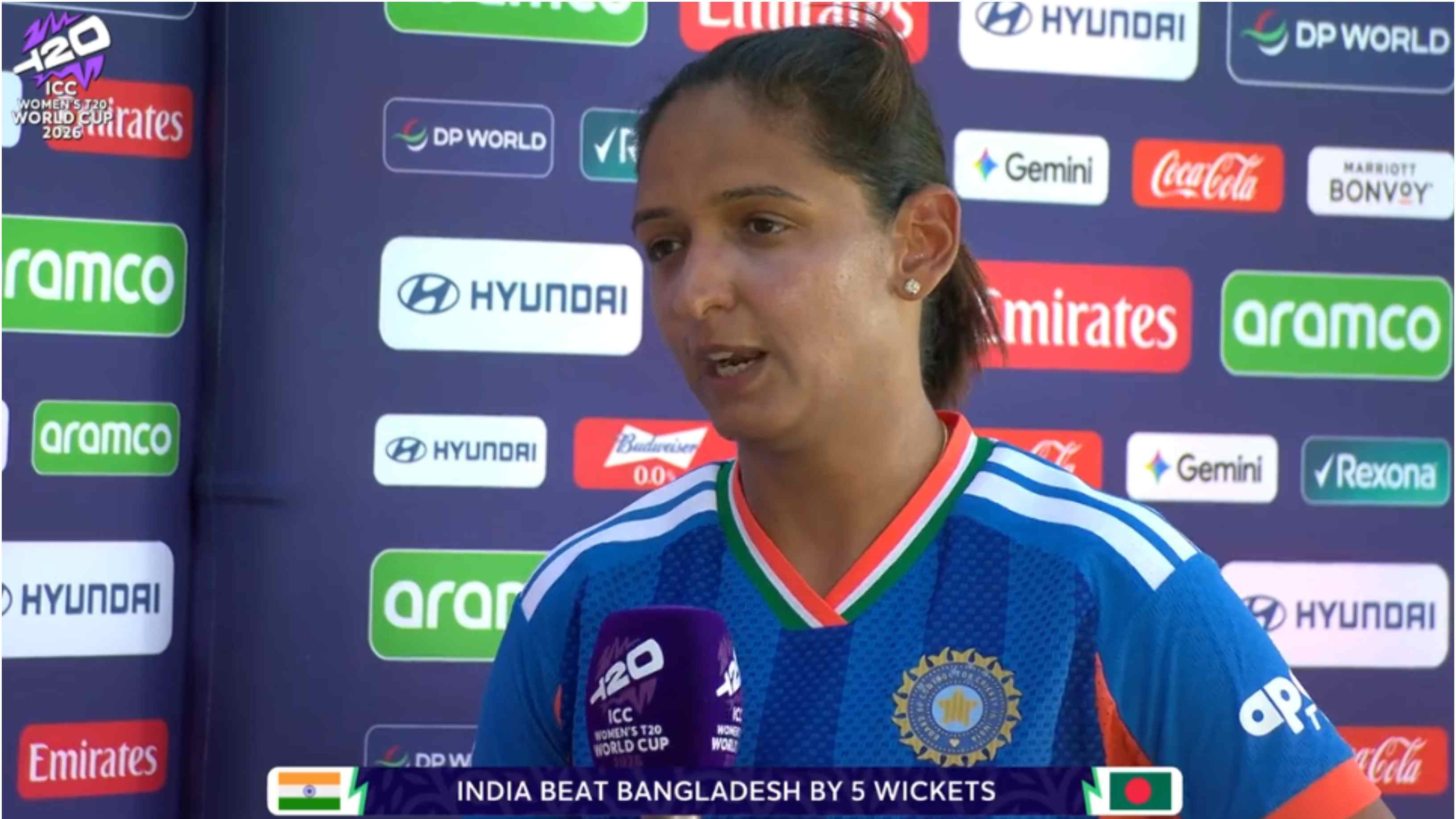 “We dropped catches,” Harmanpreet Kaur rues fielding lapses despite India’s win over Bangladesh at Women's T20 World Cup