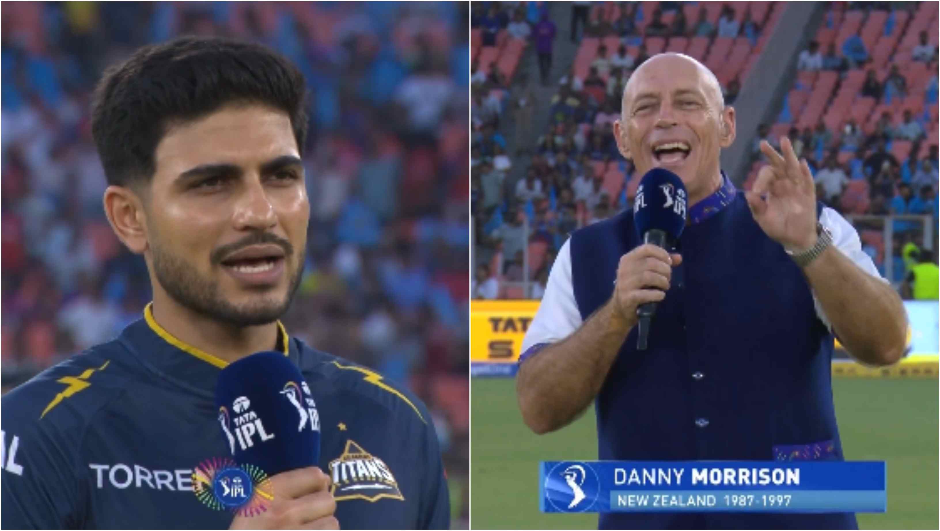 Shubman Gill and Danny Morrison | IPL/X