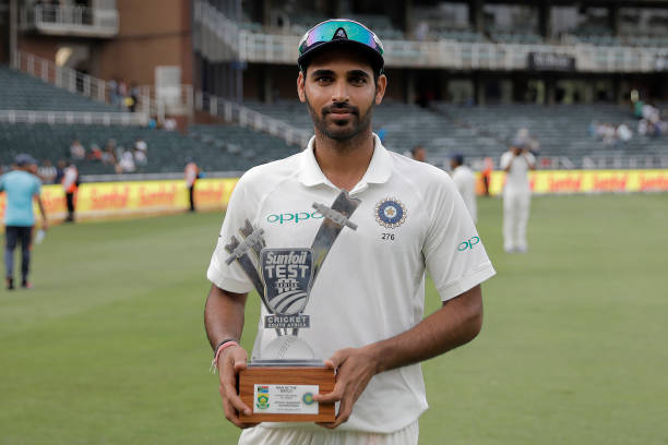 Bhuvneshwar Kumar during the tour of South Africa in 2018 | Getty