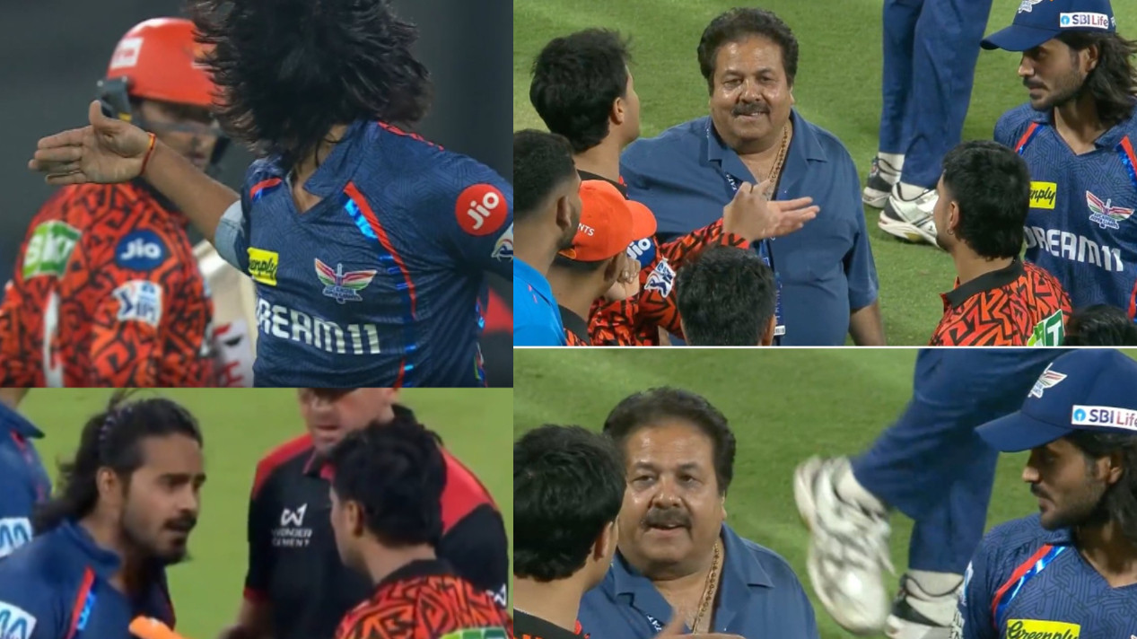 IPL 2025: WATCH- BCCI VP Rajeev Shukla plays peacemaker between Abhishek Sharma and Digvesh Rathi