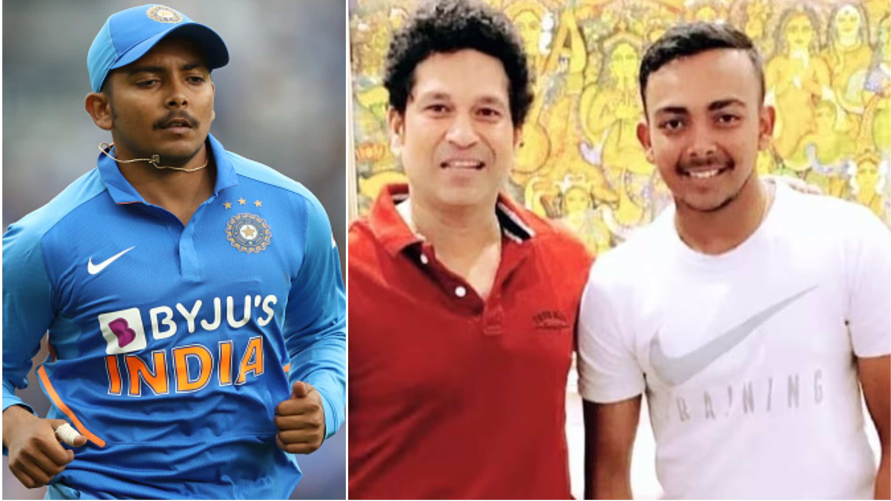 'Sahi track pe aa ja, jaise pehle tha': Prithvi Shaw opens up on receiving support from Sachin Tendulkar amid tough times