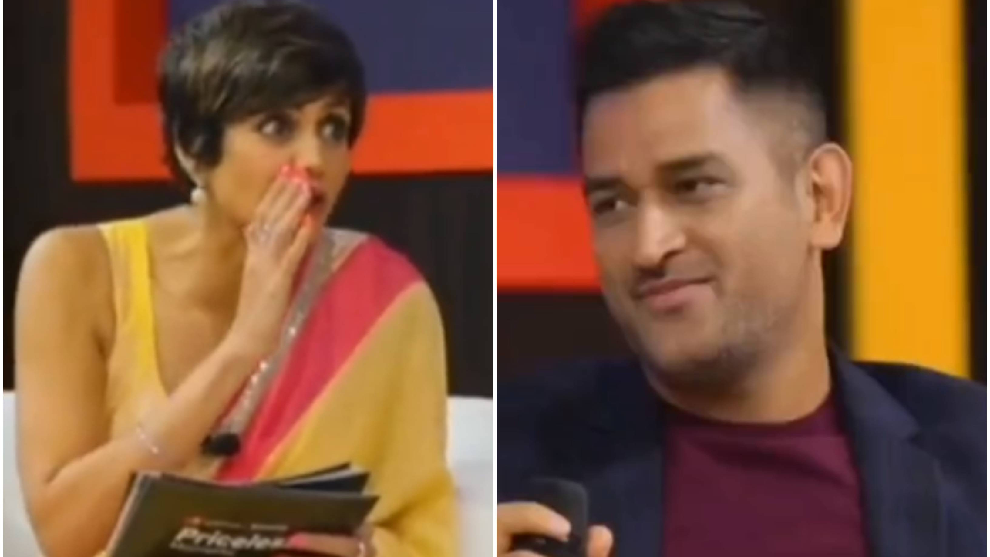 WATCH: Old clip of MS Dhoni’s sharp reply to a question from Mandira Bedi goes viral