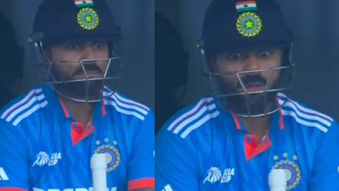 Kohli's expression  | X