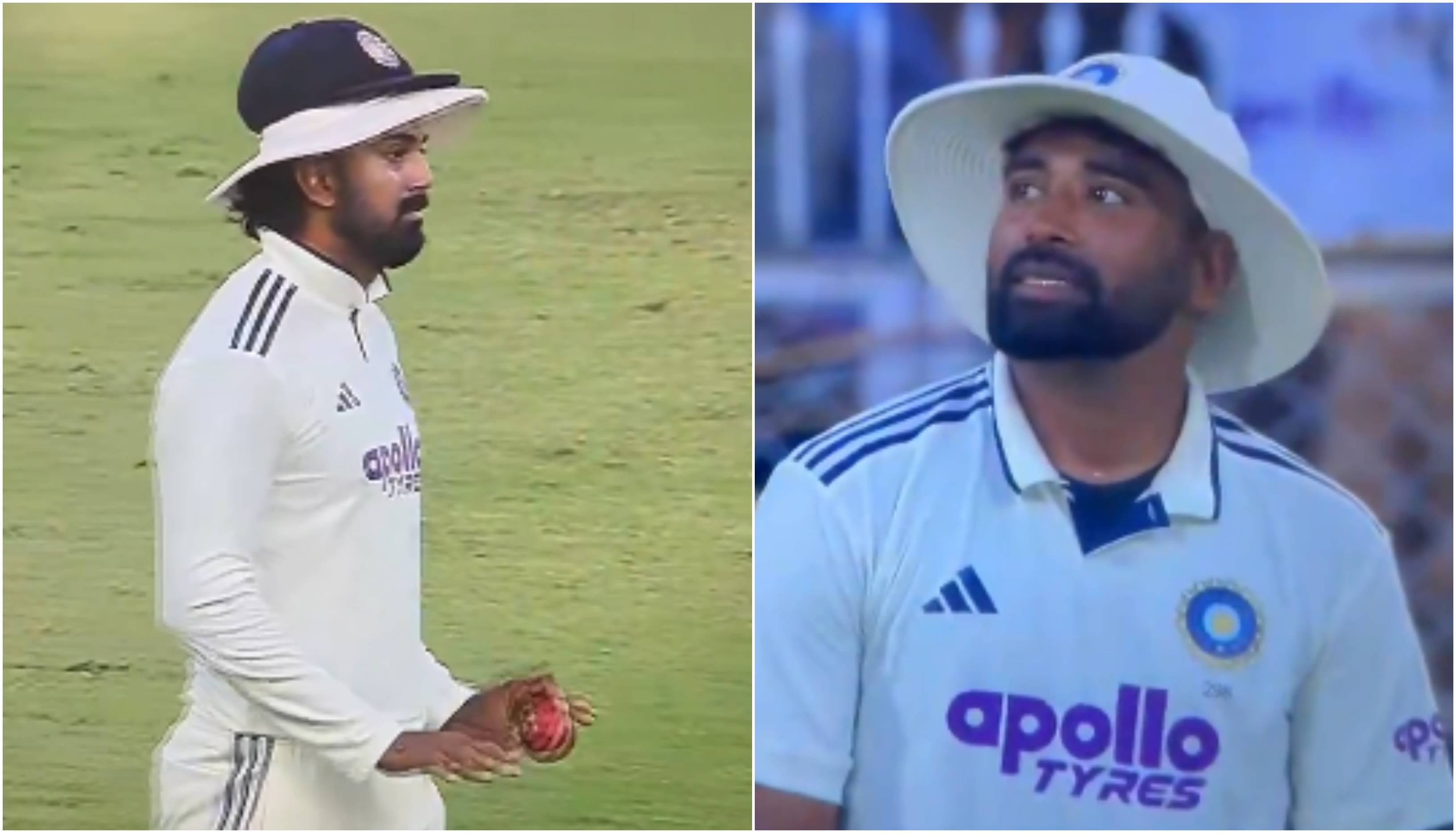 KL Rahul and Mohammed Siraj | Screengrab