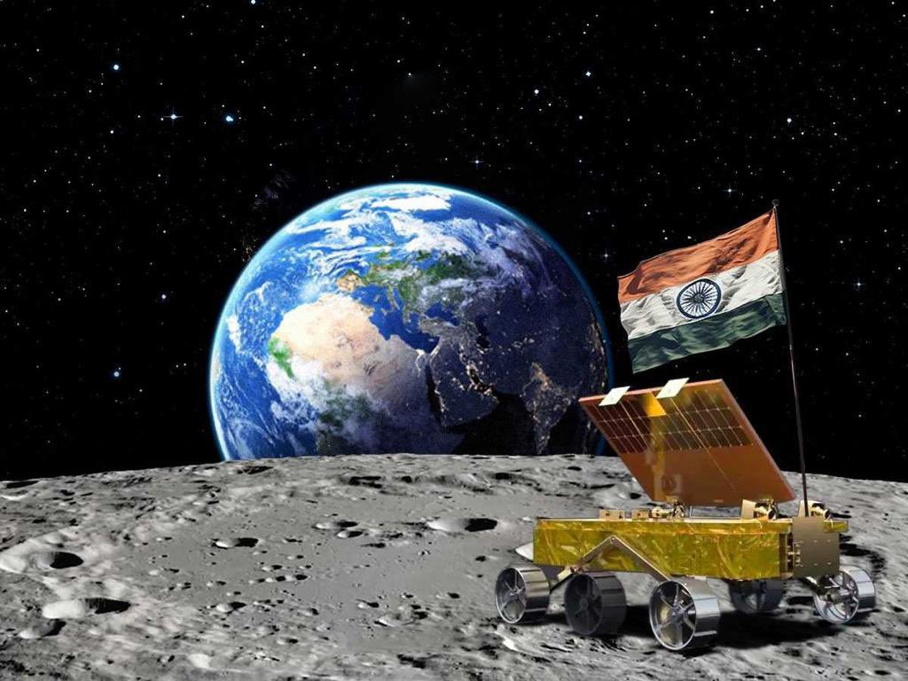 India's Moon mission Chandrayaan-3 landed on the lunar south pole | Twitter