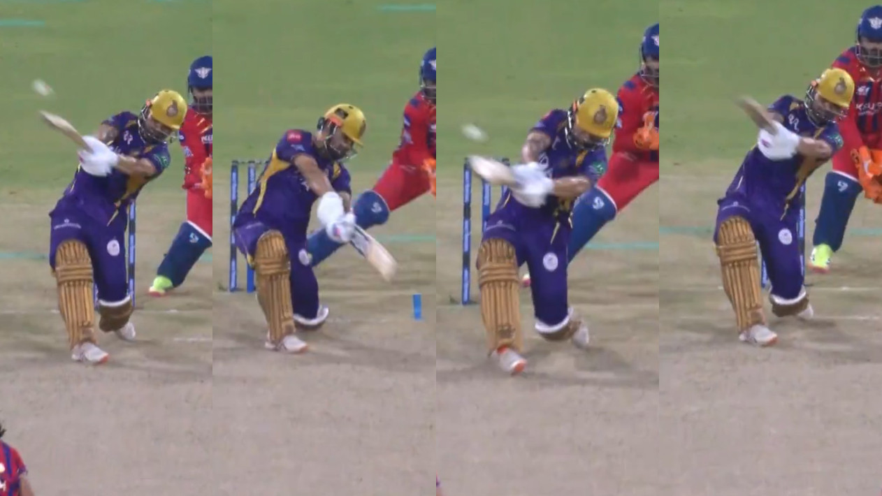 IPL 2026: WATCH- Rinku Singh goes berserk, hammers four consecutive sixes to Digvesh Rathi in final over