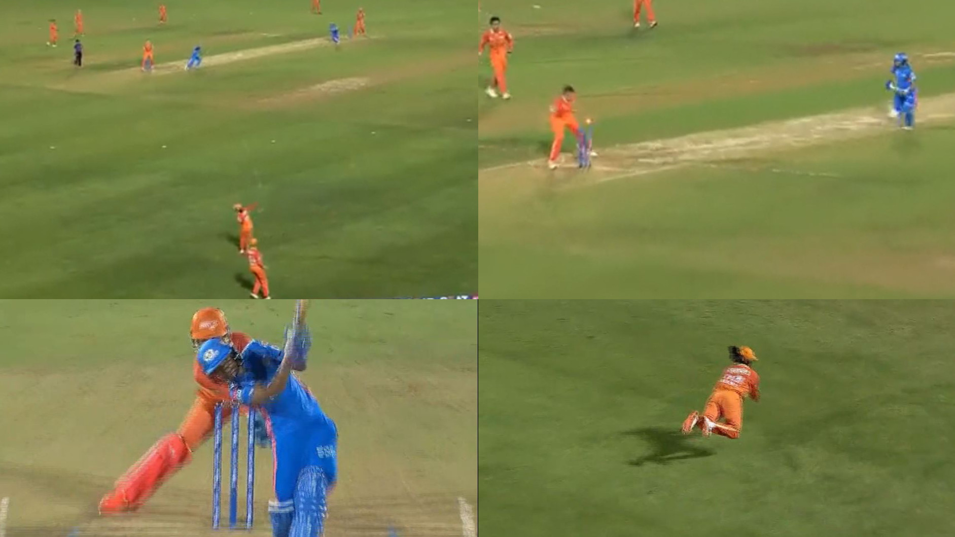 WPL 2023: WATCH- Harleen Deol on fire in the field, gets Humaira with a direct hit; takes amazing diving catch of Harmanpreet