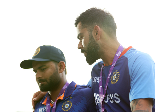 Virat Kohli and Rishabh Pant | Getty Images