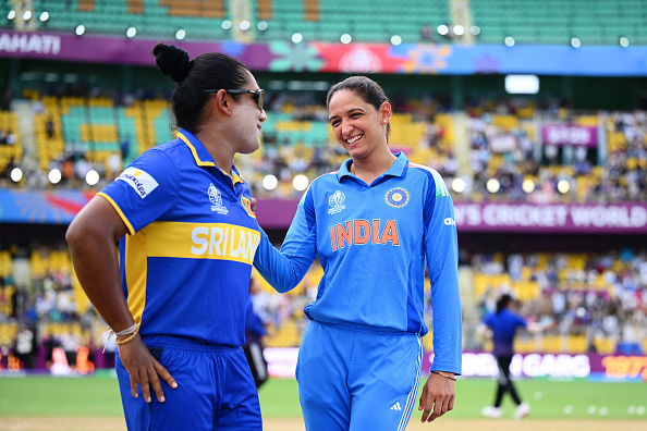 Sri Lanka won the toss and chose to bowl first against India in CWC 2025 opener | Getty