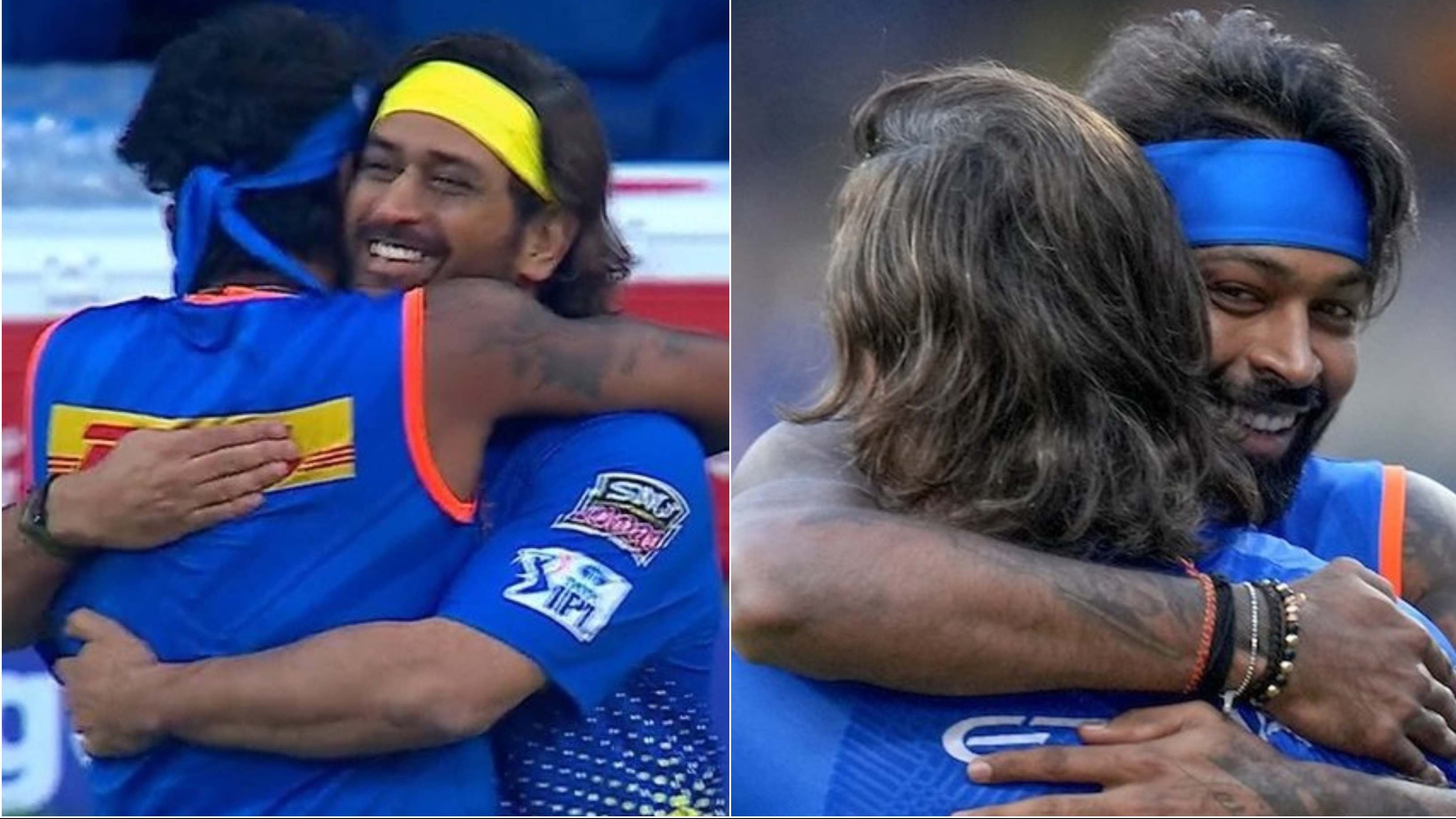 IPL 2024: WATCH – Wankhede crowd cheers loudly as Hardik Pandya shares warm hug with MS Dhoni ahead of MI-CSK clash