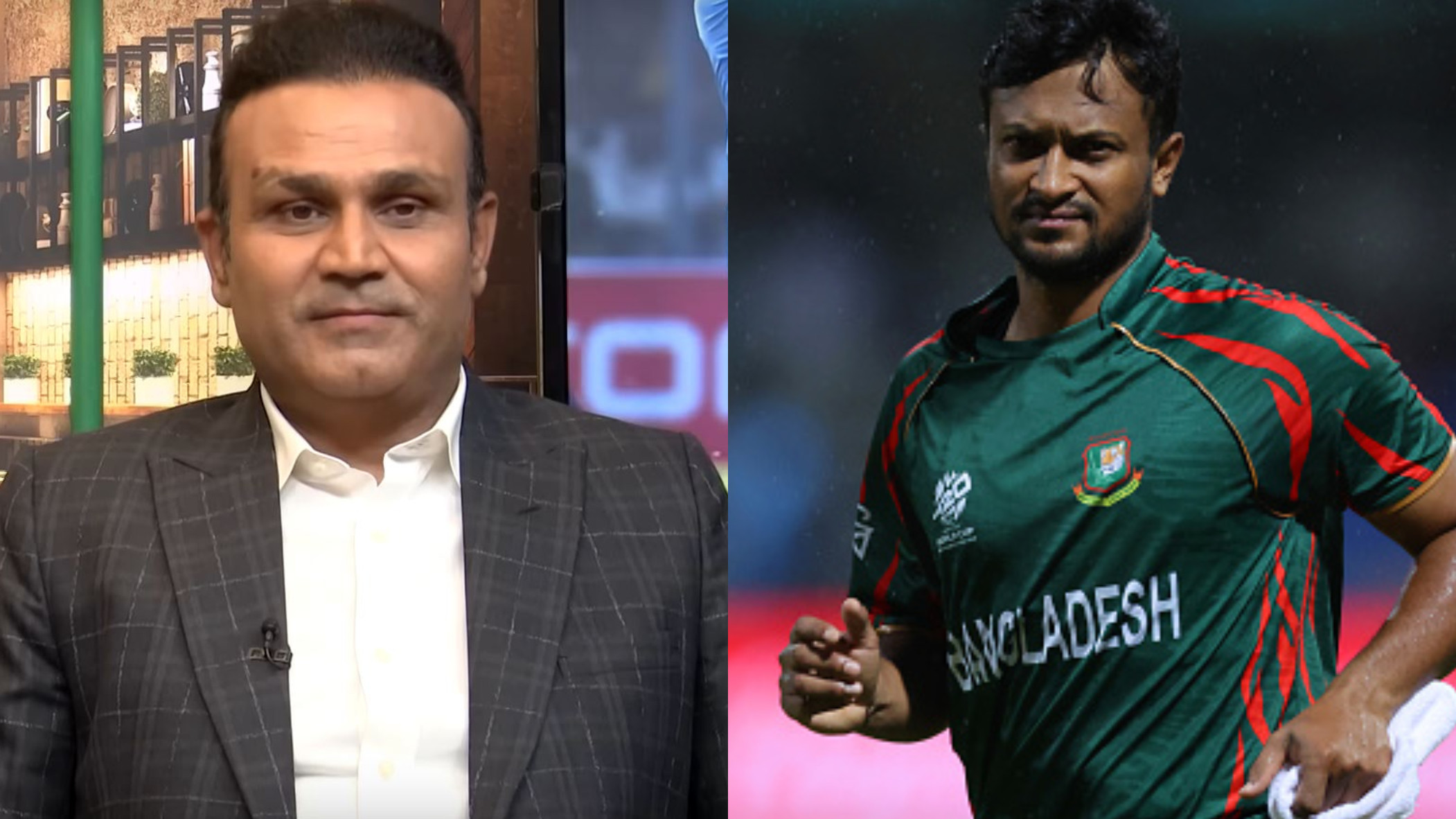 T20 World Cup 2024: “He simply doesn't care”- Virender Sehwag hits back after Shakib Al Hasan’s flop show against India