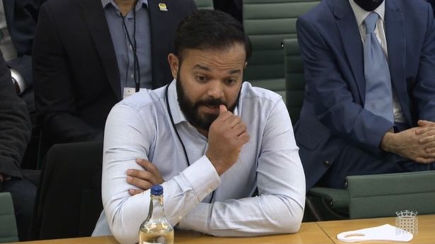 Rafiq appeared before a committee of British lawmakers on Yorkshire racism row | Twitter