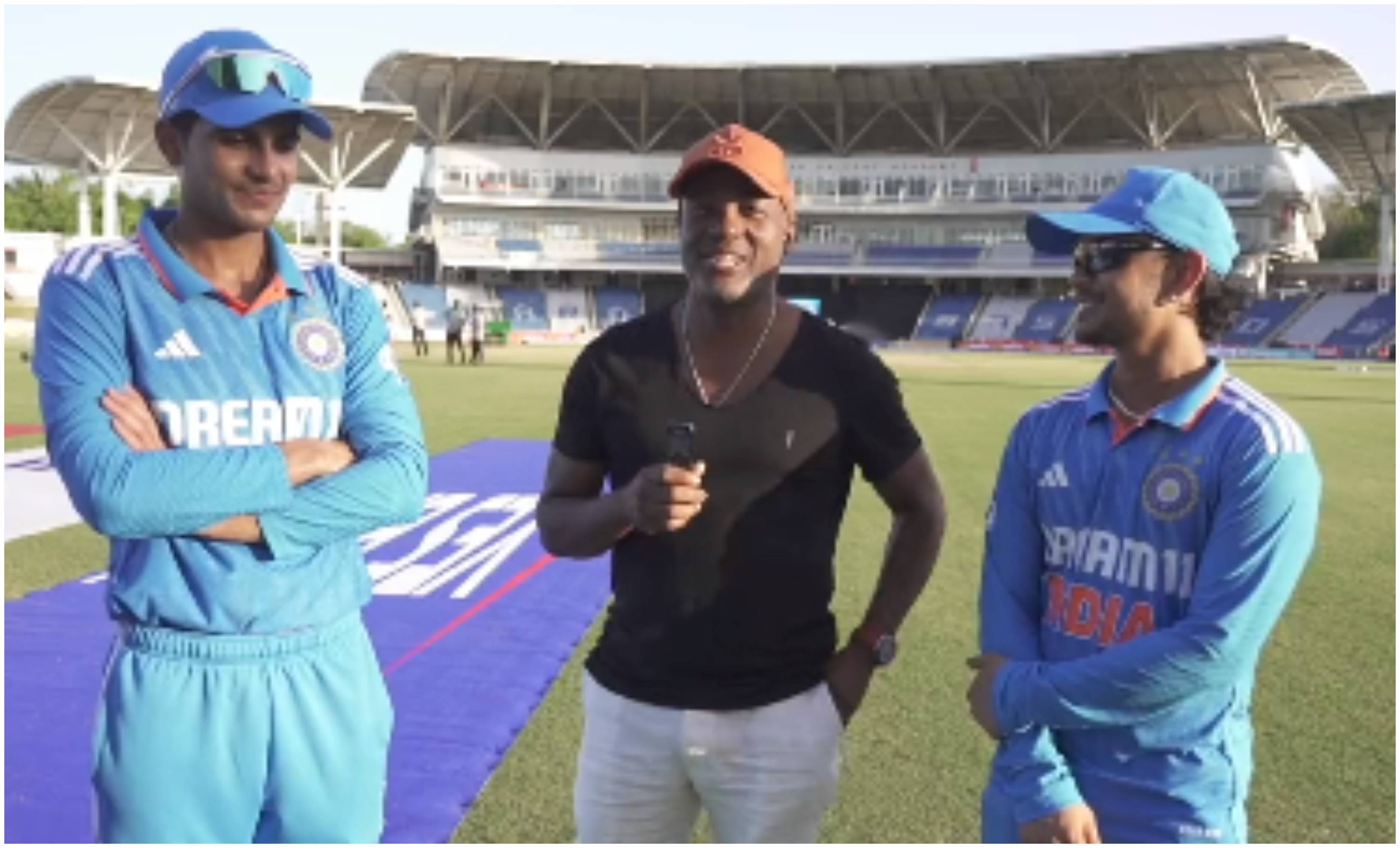 Shubman Gill and Ishan Kishan interacted with Brian Lara | BCCI/Twitter